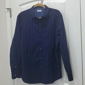 Sable & Stone Print Long Sleeve Shirt, pearl snap, 100% Cotton size Large
